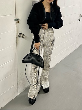 鈴木華澄さん(レディース・153cm)の秋コーディネート