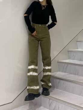 鈴木華澄さん（レディース・153cm）の夏コーディネート