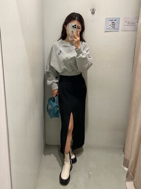 鈴木華澄さん（レディース・153cm）の秋コーディネート