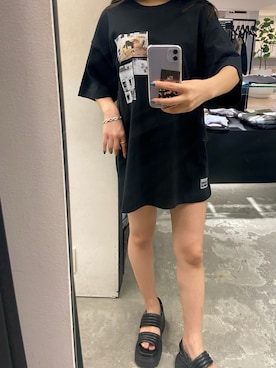 鈴木華澄さん（レディース・153cm）の夏コーディネート