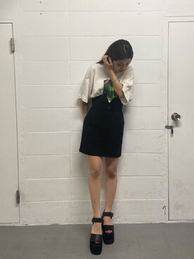鈴木華澄さん（レディース・153cm）の夏コーディネート