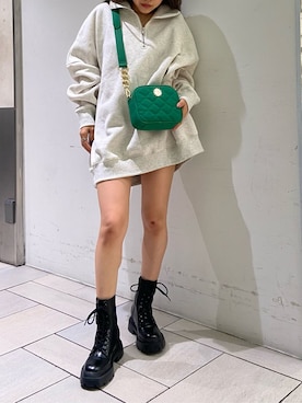 鈴木華澄さん（レディース・153cm）の夏コーディネート