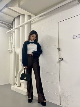 鈴木華澄さん(レディース・153cm)の夏コーディネート