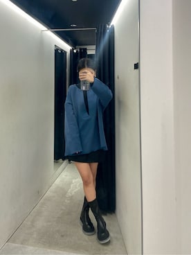 鈴木華澄さん（レディース・153cm）の冬コーディネート