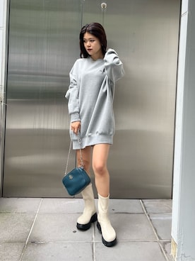 鈴木華澄さん（レディース・153cm）の秋コーディネート