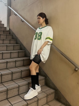 鈴木華澄さん（レディース・153cm）の春コーディネート