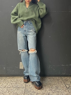 鈴木華澄さん（レディース・153cm）の夏コーディネート