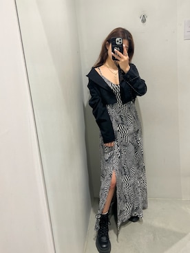 鈴木華澄さん（レディース・153cm）の春コーディネート