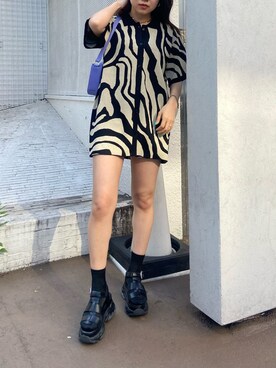 鈴木華澄さん（レディース・153cm）の春コーディネート