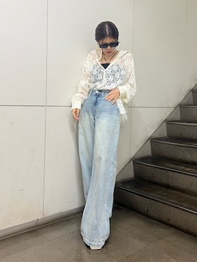 鈴木華澄さん（レディース・153cm）の春コーディネート