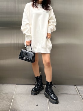 鈴木華澄さん（レディース・153cm）の秋コーディネート