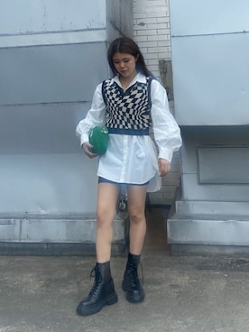 鈴木華澄さん（レディース・153cm）の夏コーディネート