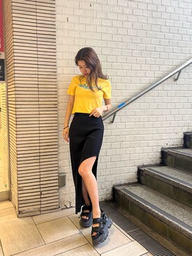 鈴木華澄さん（レディース・153cm）の春コーディネート