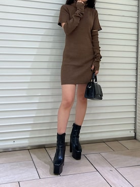 鈴木華澄さん（レディース・153cm）の秋コーディネート