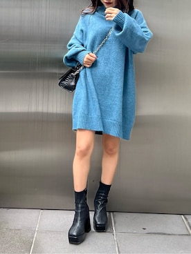 鈴木華澄さん（レディース・153cm）の秋コーディネート