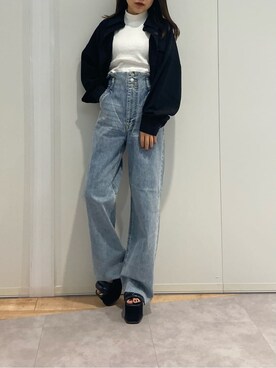 鈴木華澄さん（レディース・153cm）の秋コーディネート