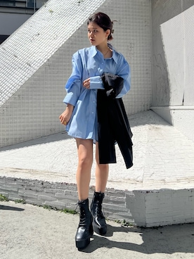 鈴木華澄さん（レディース・153cm）の春コーディネート