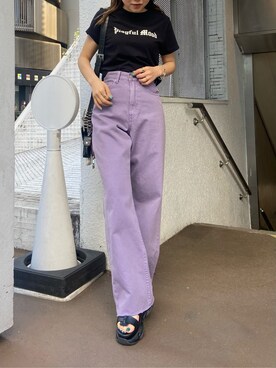 鈴木華澄さん(レディース・153cm)の春コーディネート