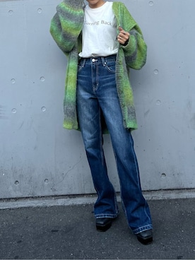 鈴木華澄さん（レディース・153cm）の秋コーディネート