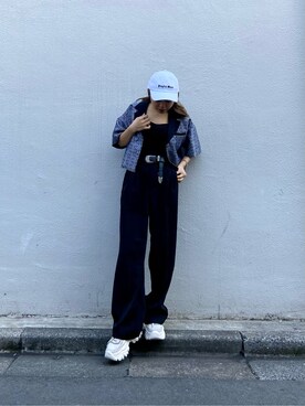 鈴木華澄さん（レディース・153cm）の春コーディネート