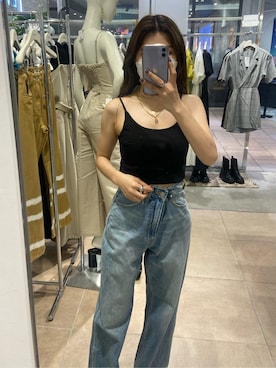 鈴木華澄さん(レディース・153cm)の夏コーディネート