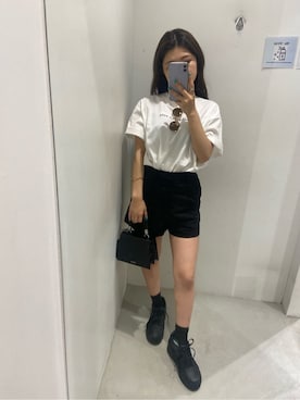 鈴木華澄さん（レディース・153cm）の春コーディネート