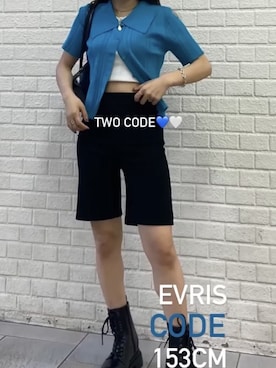 鈴木華澄さん（レディース・153cm）の夏コーディネート