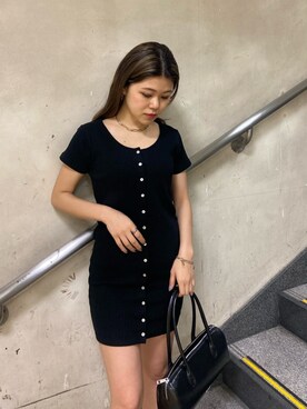 鈴木華澄さん（レディース・153cm）の春コーディネート