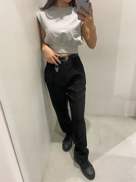 鈴木華澄さん（レディース・153cm）の春コーディネート