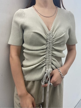 鈴木華澄さん（レディース・153cm）の夏コーディネート