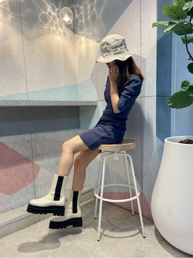 鈴木華澄さん（レディース・153cm）の夏コーディネート