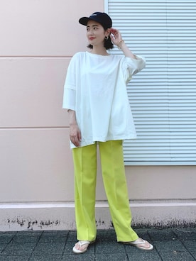 「アクティブ」｜「アイテム（その他）」を使った、tsuyuさん（レディース・161cm）の夏コーディネート