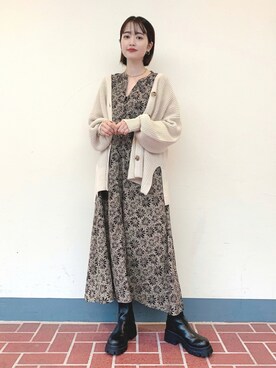 「instagramフォローお願いします」｜「アイテム（その他）」を使った、tsuyuさん（レディース・161cm）の秋コーディネート