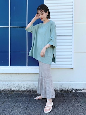 tsuyuさん(レディース・161cm)の夏コーディネート