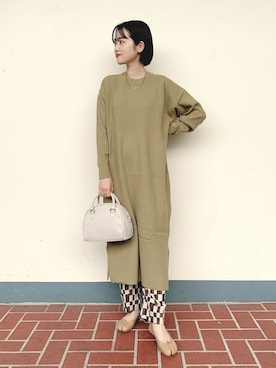 「instagramフォローお願いします」｜「アイテム（その他）」を使った、tsuyuさん（レディース・161cm）の秋コーディネート