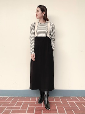 「パワショル」｜「アイテム（その他）」を使った、tsuyuさん（レディース・161cm）の秋コーディネート