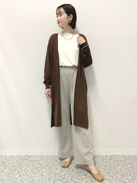 「マルジェラ」｜「アイテム（その他）」を使った、tsuyuさん（レディース・161cm）の秋コーディネート
