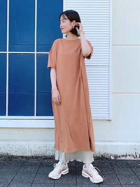 「instagramフォローお願いします」｜「アイテム（ワンピース/ドレス）」を使った、tsuyuさん（レディース・161cm）の夏コーディネート