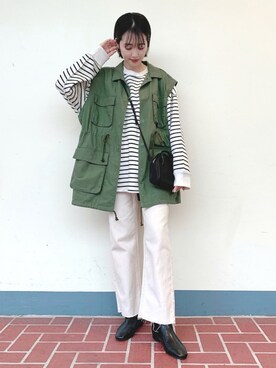 「instagramフォローお願いします」｜「アイテム（その他）」を使った、tsuyuさん（レディース・161cm）の秋コーディネート
