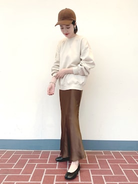 「instagramフォローお願いします」｜「アイテム（その他）」を使った、tsuyuさん（レディース・161cm）の秋コーディネート