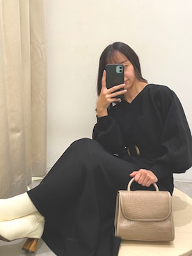 「綺麗めコーデ」｜「アイテム（その他）」を使った、ASAKAさん（レディース・158cm）の秋コーディネート