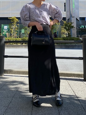 「綺麗めコーデ」｜「アイテム（その他）」を使った、ASAKAさん（レディース・158cm）の冬コーディネート
