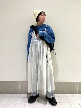 「アイテム（ワンピース/ドレス）」を使った、meg51さん（レディース・154cm・30代）の冬コーディネート