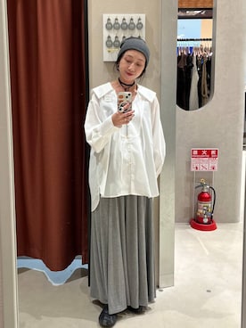 「アイテム（ニットキャップ/ビーニー）」を使った、meg51さん（レディース・154cm・30代）の秋コーディネート