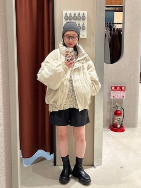 「アイテム（その他アウター）」を使った、meg51さん（レディース・154cm・30代）の秋コーディネート