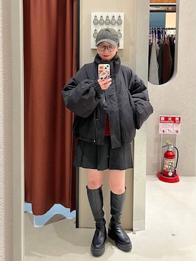 「アイテム（その他アウター）」を使った、meg51さん（レディース・154cm・30代）の秋コーディネート