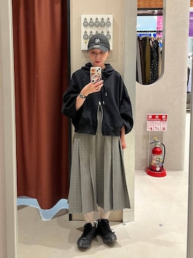 「アイテム（パーカー）」を使った、meg51さん（レディース・154cm・30代）の秋コーディネート