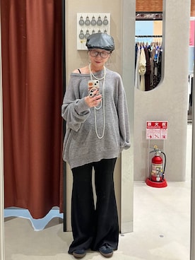 「アイテム（ハンチング/ベレー帽）」を使った、meg51さん（レディース・154cm・30代）の秋コーディネート