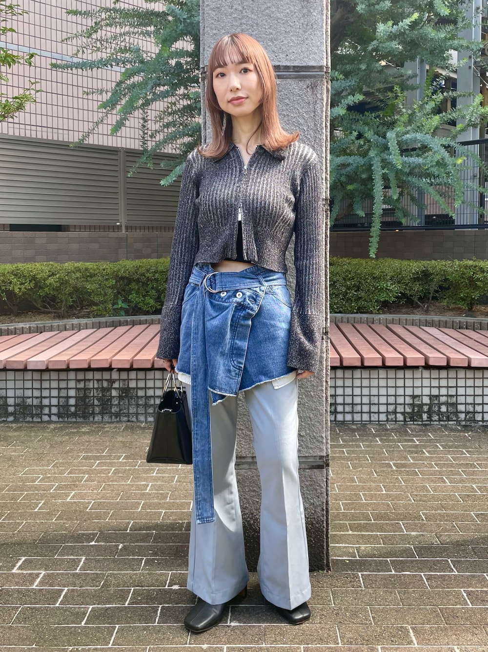 デニムビスチェベルト 新品タグ付き FRAY I D デニムビスチェベルト / ホワイト｜Yahoo