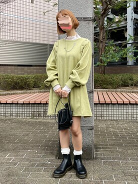 「新作」｜「アイテム（その他）」を使った、まちるだ さん（レディース・157cm）の春コーディネート
